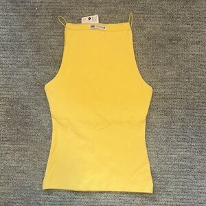 Zara Sunny Yellow Camisole Top